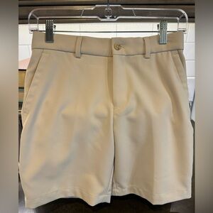 Boys Peter Millar shorts. Size large. Stone color.